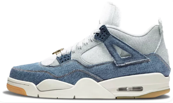 Air Jordan 4 'Denim' Worn Blue