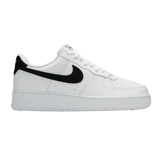 Nike Air Force 1 Low '07 'White/Black Pebbled Leather'