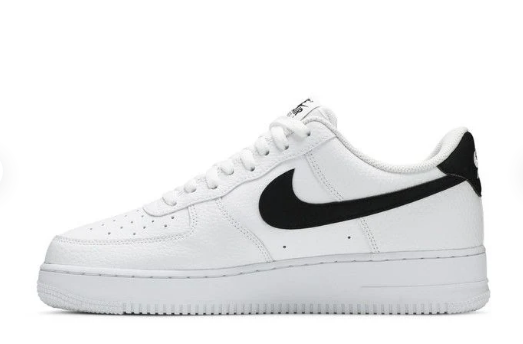 Nike Air Force 1 Low '07 'White/Black Pebbled Leather'