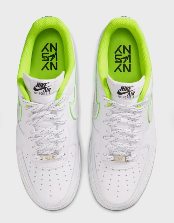 Nike Air Force 1 '07 'White/Barely Volt/Black'
